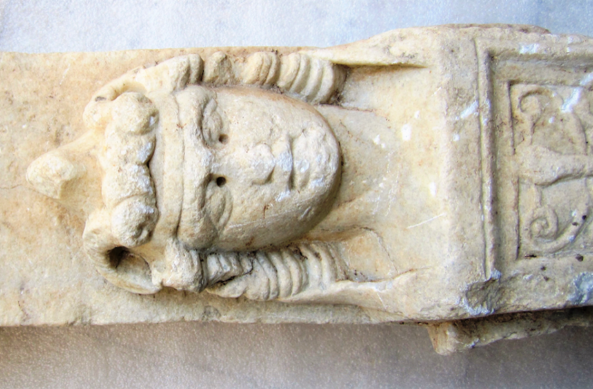 مجسمه اسکندر مقدونی کشف شده در محدوده لیماسول جزیره قبرس