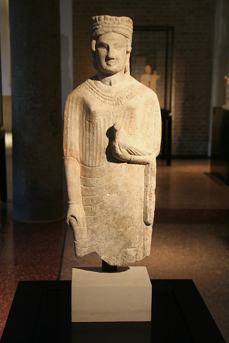 مجسمه آفرودیت اکتشافی در جزیره قبرس متعلق به 1100 سال قبل از میلاد مسیح
