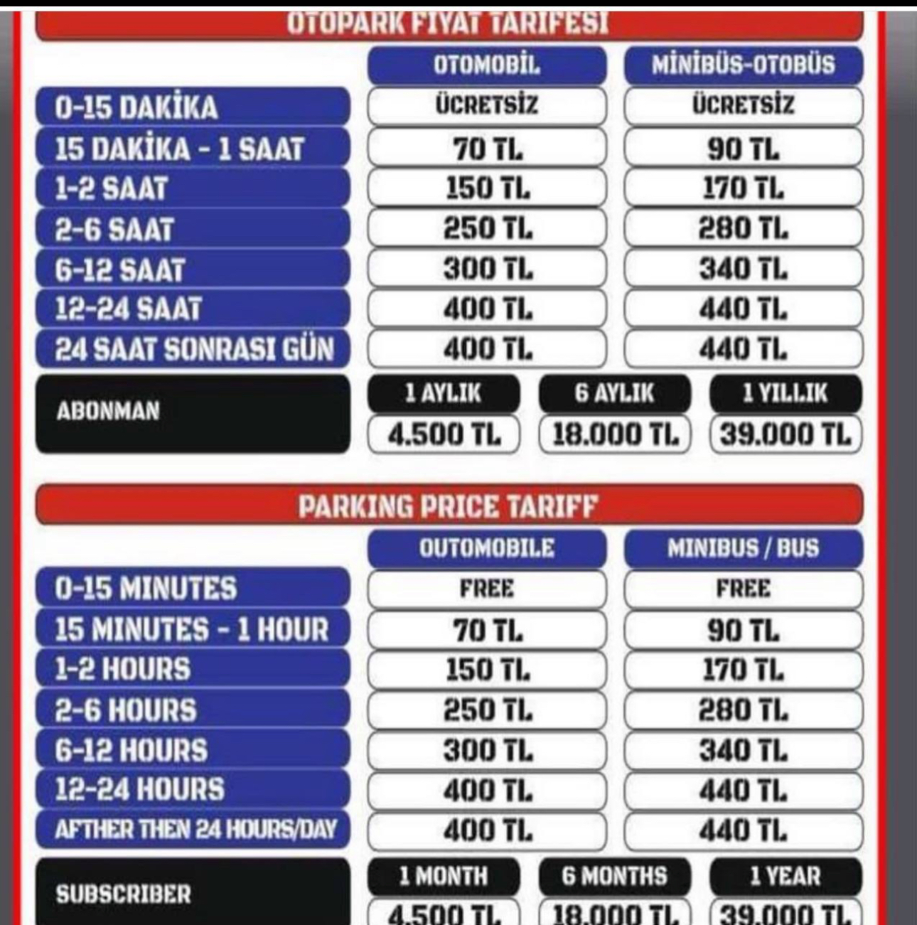 هزینه جدید پارکینگ فرودگاه جدید ارجان