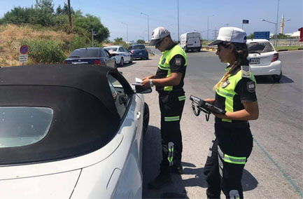 تشدید نظارت و بازرسی پلیس راهنمایی و رانندگی قبرس شمالی